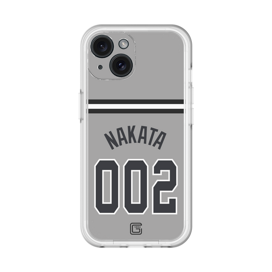 スリムプロテクションプレミアムケース［ 読売ジャイアンツ - #002 NAKATA - ビジター ］