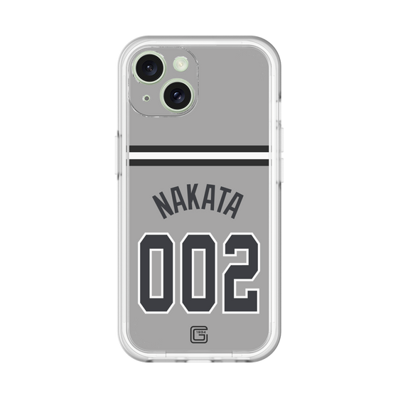 スリムプロテクションプレミアムケース［ 読売ジャイアンツ - #002 NAKATA - ビジター ］