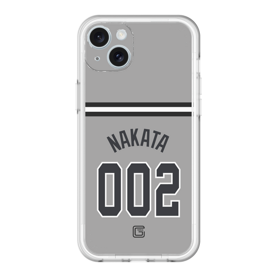 スリムプロテクションプレミアムケース［ 読売ジャイアンツ - #002 NAKATA - ビジター ］