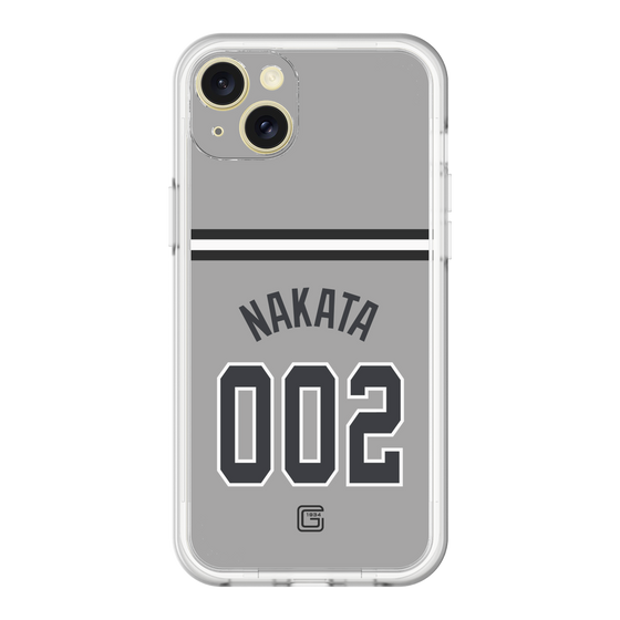 スリムプロテクションプレミアムケース［ 読売ジャイアンツ - #002 NAKATA - ビジター ］