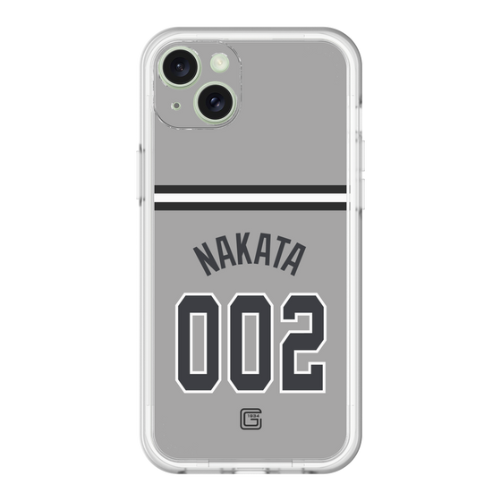 スリムプロテクションプレミアムケース［ 読売ジャイアンツ - #002 NAKATA - ビジター ］