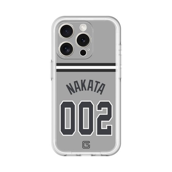 スリムプロテクションプレミアムケース［ 読売ジャイアンツ - #002 NAKATA - ビジター ］