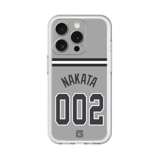スリムプロテクションプレミアムケース［ 読売ジャイアンツ - #002 NAKATA - ビジター ］