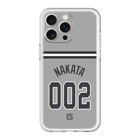 スリムプロテクションプレミアムケース［ 読売ジャイアンツ - #002 NAKATA - ビジター ］
