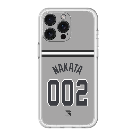 スリムプロテクションプレミアムケース［ 読売ジャイアンツ - #002 NAKATA - ビジター ］