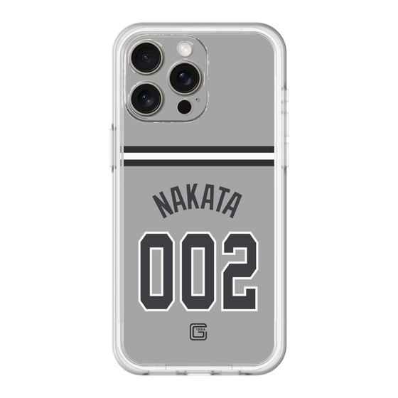 スリムプロテクションプレミアムケース［ 読売ジャイアンツ - #002 NAKATA - ビジター ］