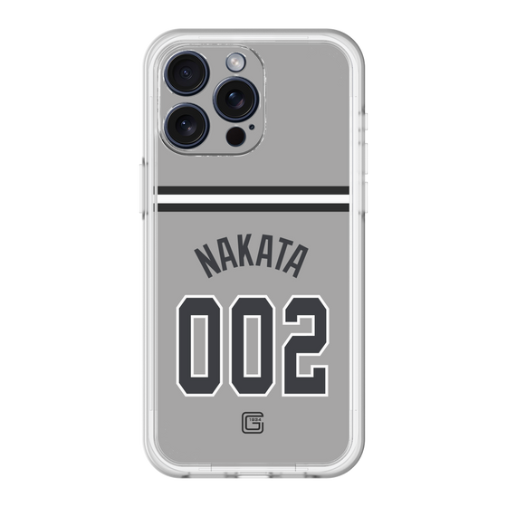 スリムプロテクションプレミアムケース［ 読売ジャイアンツ - #002 NAKATA - ビジター ］