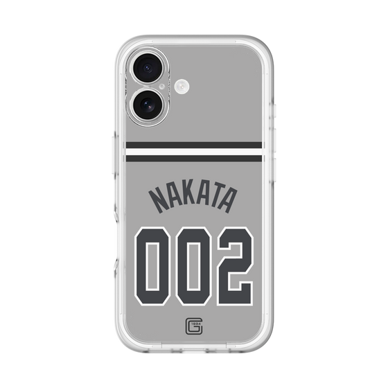 スリムプロテクションプレミアムケース［ 読売ジャイアンツ - #002 NAKATA - ビジター ］
