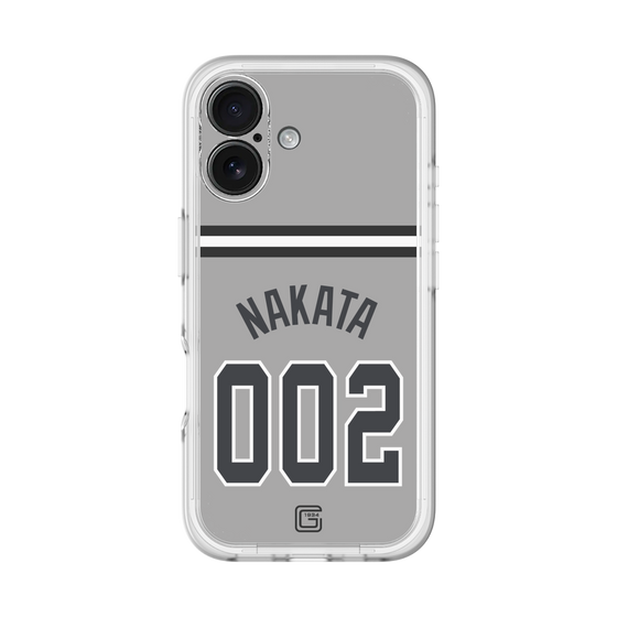 スリムプロテクションプレミアムケース［ 読売ジャイアンツ - #002 NAKATA - ビジター ］