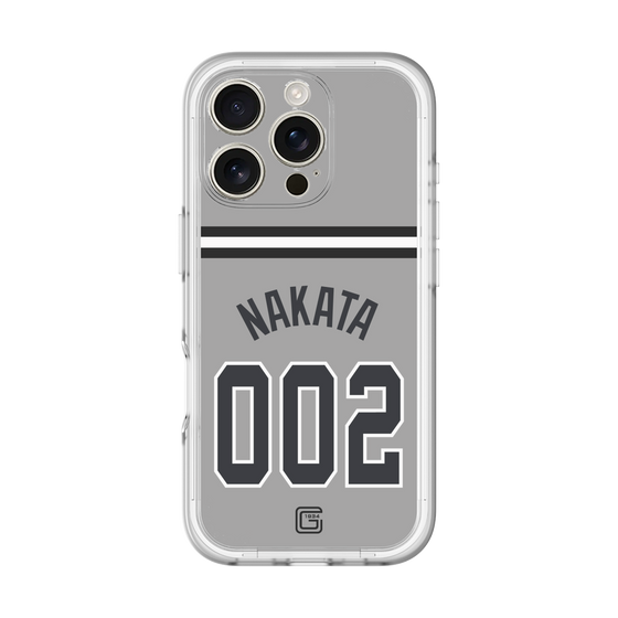 スリムプロテクションプレミアムケース［ 読売ジャイアンツ - #002 NAKATA - ビジター ］