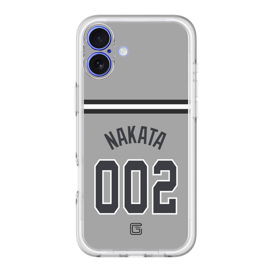 スリムプロテクションプレミアムケース［ 読売ジャイアンツ - #002 NAKATA - ビジター ］