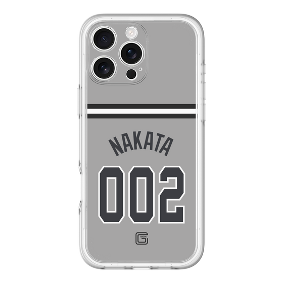 スリムプロテクションプレミアムケース［ 読売ジャイアンツ - #002 NAKATA - ビジター ］