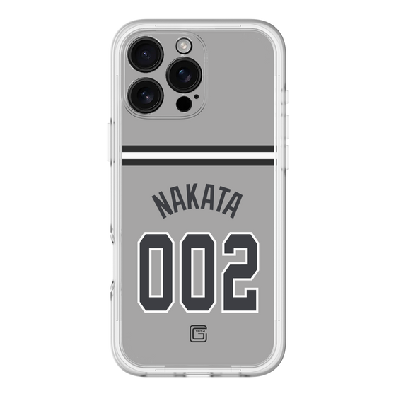 スリムプロテクションプレミアムケース［ 読売ジャイアンツ - #002 NAKATA - ビジター ］