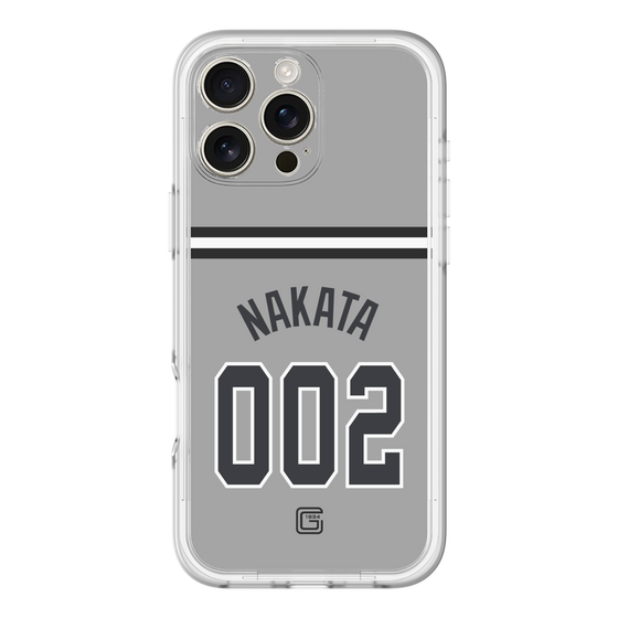 スリムプロテクションプレミアムケース［ 読売ジャイアンツ - #002 NAKATA - ビジター ］