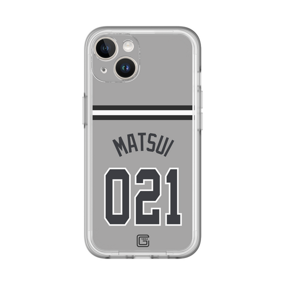 スリムプロテクションプレミアムケース［ 読売ジャイアンツ - #021 MATSUI - ビジター ］