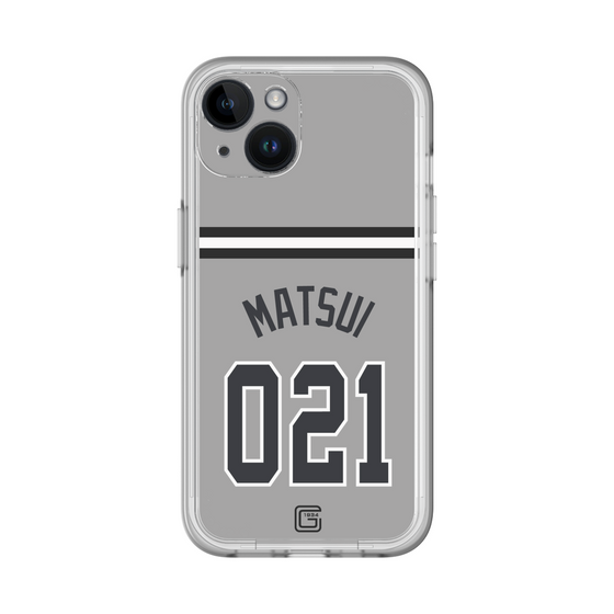 スリムプロテクションプレミアムケース［ 読売ジャイアンツ - #021 MATSUI - ビジター ］