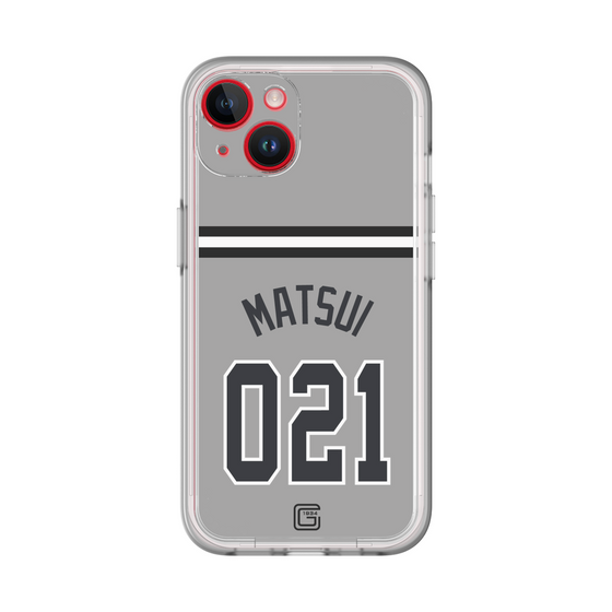 スリムプロテクションプレミアムケース［ 読売ジャイアンツ - #021 MATSUI - ビジター ］
