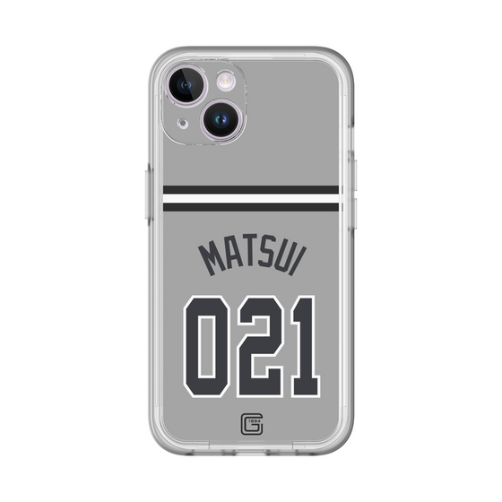 スリムプロテクションプレミアムケース［ 読売ジャイアンツ - #021 MATSUI - ビジター ］