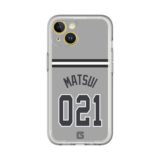 スリムプロテクションプレミアムケース［ 読売ジャイアンツ - #021 MATSUI - ビジター ］