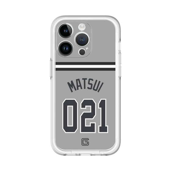スリムプロテクションプレミアムケース［ 読売ジャイアンツ - #021 MATSUI - ビジター ］