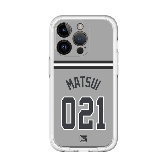 スリムプロテクションプレミアムケース［ 読売ジャイアンツ - #021 MATSUI - ビジター ］