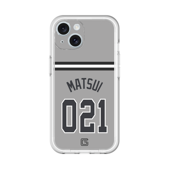 スリムプロテクションプレミアムケース［ 読売ジャイアンツ - #021 MATSUI - ビジター ］