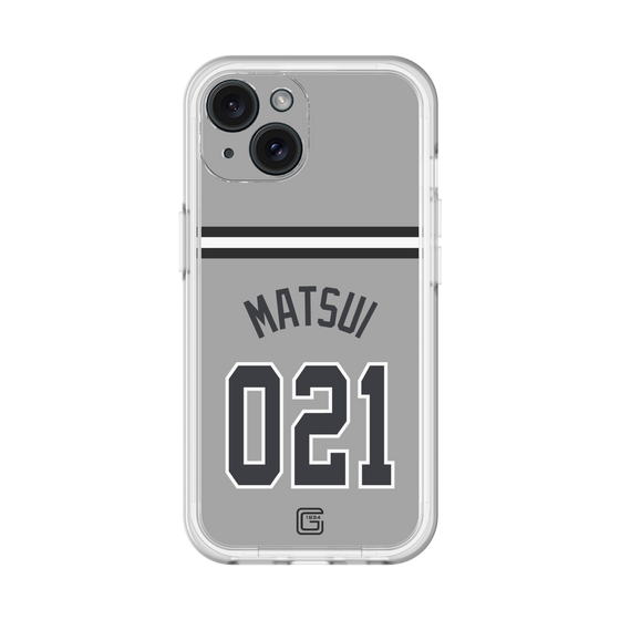 スリムプロテクションプレミアムケース［ 読売ジャイアンツ - #021 MATSUI - ビジター ］