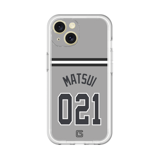 スリムプロテクションプレミアムケース［ 読売ジャイアンツ - #021 MATSUI - ビジター ］