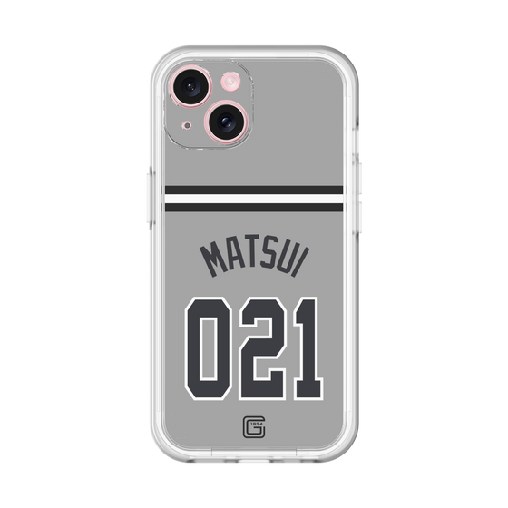 スリムプロテクションプレミアムケース［ 読売ジャイアンツ - #021 MATSUI - ビジター ］