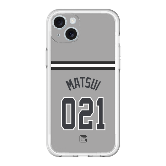 スリムプロテクションプレミアムケース［ 読売ジャイアンツ - #021 MATSUI - ビジター ］