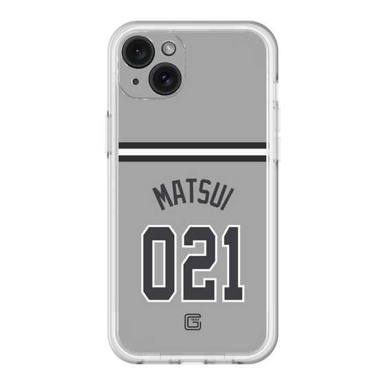 スリムプロテクションプレミアムケース［ 読売ジャイアンツ - #021 MATSUI - ビジター ］