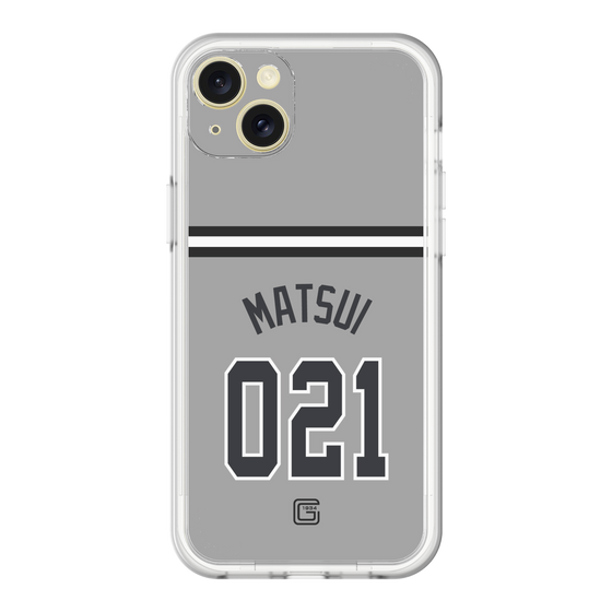スリムプロテクションプレミアムケース［ 読売ジャイアンツ - #021 MATSUI - ビジター ］