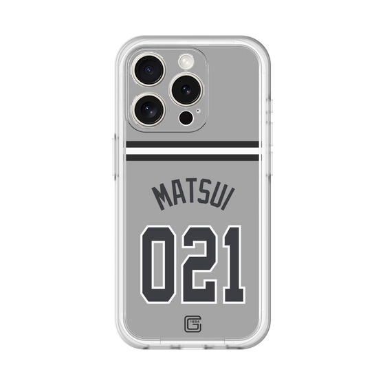 スリムプロテクションプレミアムケース［ 読売ジャイアンツ - #021 MATSUI - ビジター ］