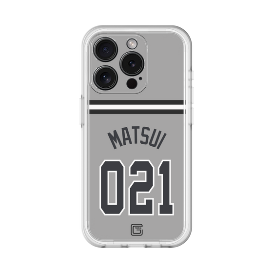 スリムプロテクションプレミアムケース［ 読売ジャイアンツ - #021 MATSUI - ビジター ］