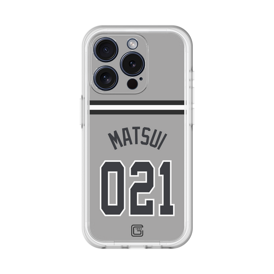 スリムプロテクションプレミアムケース［ 読売ジャイアンツ - #021 MATSUI - ビジター ］
