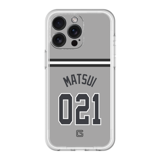 スリムプロテクションプレミアムケース［ 読売ジャイアンツ - #021 MATSUI - ビジター ］