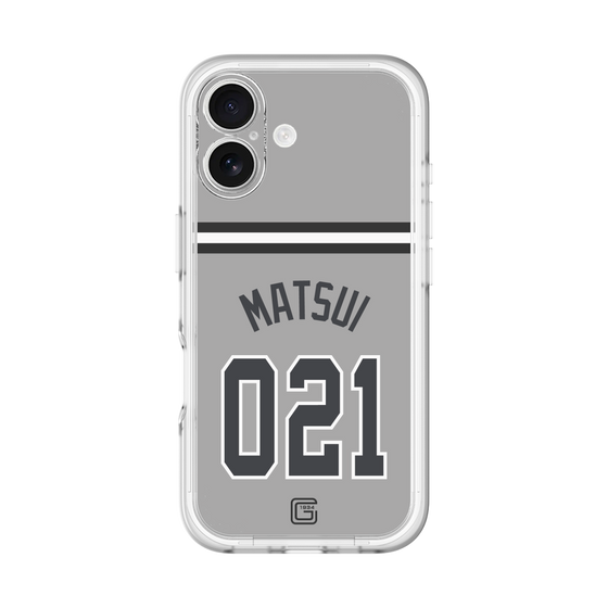 スリムプロテクションプレミアムケース［ 読売ジャイアンツ - #021 MATSUI - ビジター ］