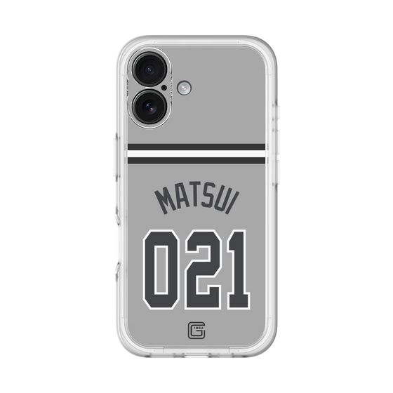 スリムプロテクションプレミアムケース［ 読売ジャイアンツ - #021 MATSUI - ビジター ］