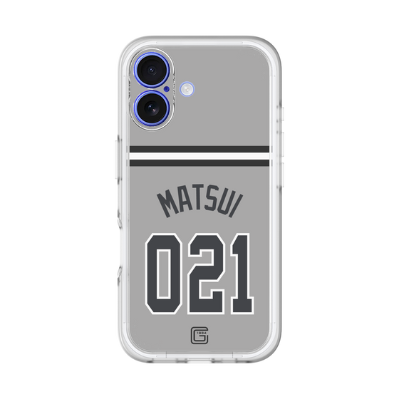 スリムプロテクションプレミアムケース［ 読売ジャイアンツ - #021 MATSUI - ビジター ］