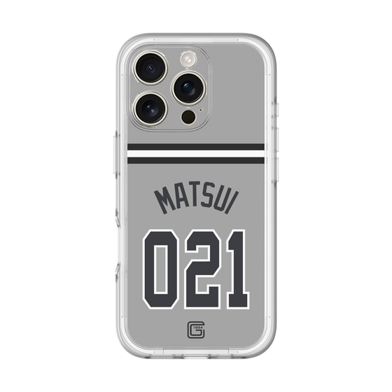 スリムプロテクションプレミアムケース［ 読売ジャイアンツ - #021 MATSUI - ビジター ］