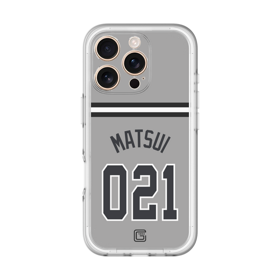 スリムプロテクションプレミアムケース［ 読売ジャイアンツ - #021 MATSUI - ビジター ］