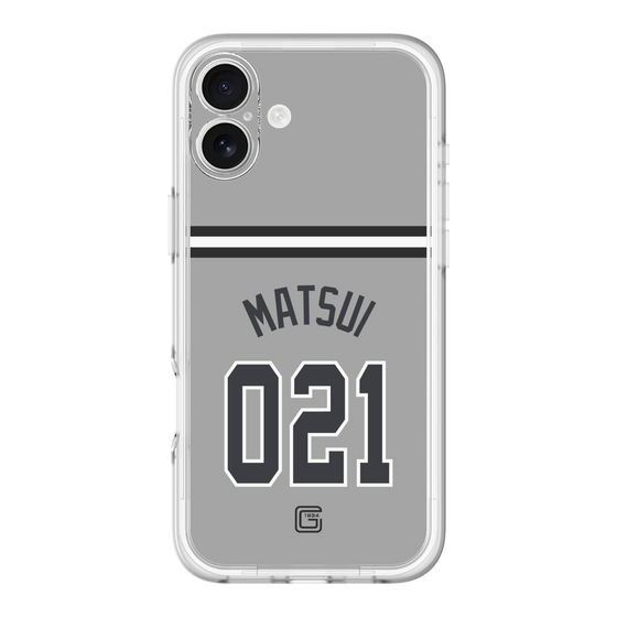 スリムプロテクションプレミアムケース［ 読売ジャイアンツ - #021 MATSUI - ビジター ］