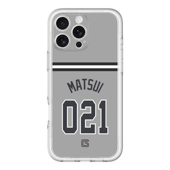 スリムプロテクションプレミアムケース［ 読売ジャイアンツ - #021 MATSUI - ビジター ］