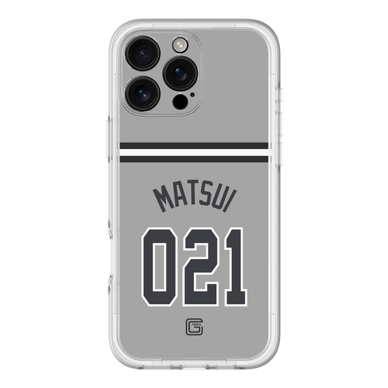 スリムプロテクションプレミアムケース［ 読売ジャイアンツ - #021 MATSUI - ビジター ］