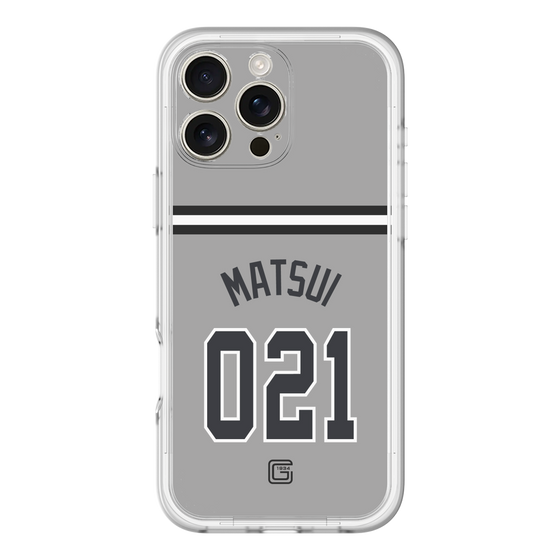スリムプロテクションプレミアムケース［ 読売ジャイアンツ - #021 MATSUI - ビジター ］