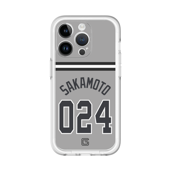 スリムプロテクションプレミアムケース［ 読売ジャイアンツ - #024 SAKAMOTO - ビジター ］