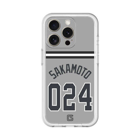 スリムプロテクションプレミアムケース［ 読売ジャイアンツ - #024 SAKAMOTO - ビジター ］