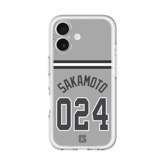 スリムプロテクションプレミアムケース［ 読売ジャイアンツ - #024 SAKAMOTO - ビジター ］