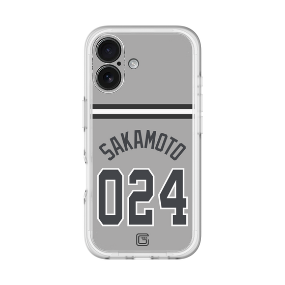 スリムプロテクションプレミアムケース［ 読売ジャイアンツ - #024 SAKAMOTO - ビジター ］