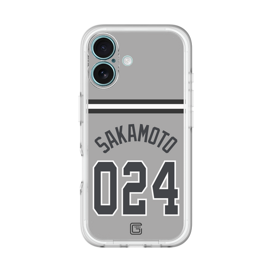 スリムプロテクションプレミアムケース［ 読売ジャイアンツ - #024 SAKAMOTO - ビジター ］